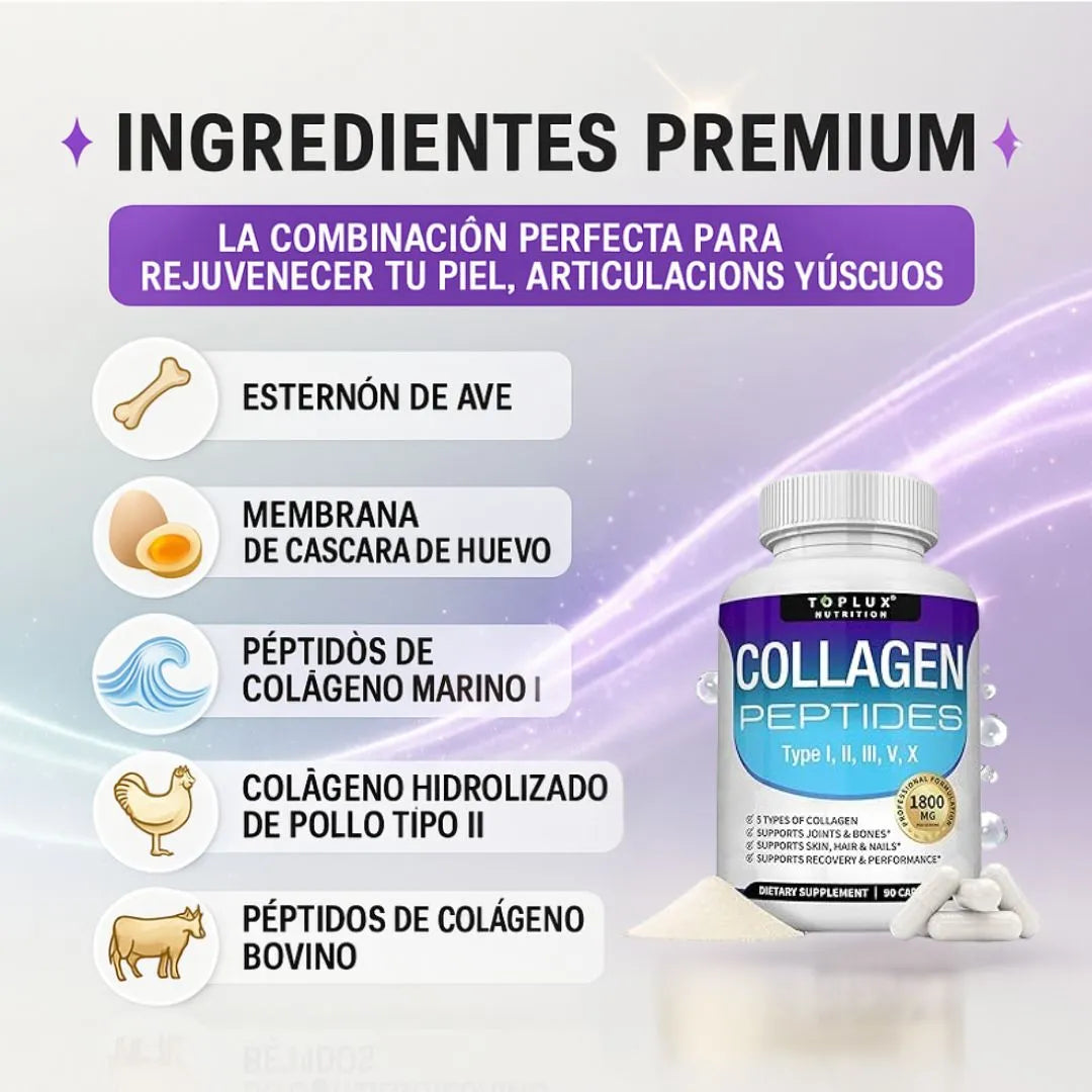 Colágeno Premium Toplux 5 en 1