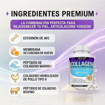 Colágeno Premium Toplux 5 en 1